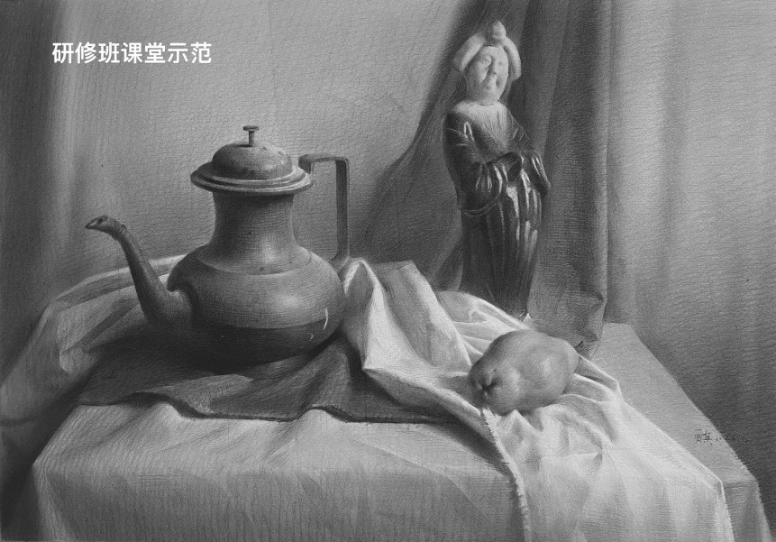 Artist-Jia-Zhenchao-still-life-drawing-1